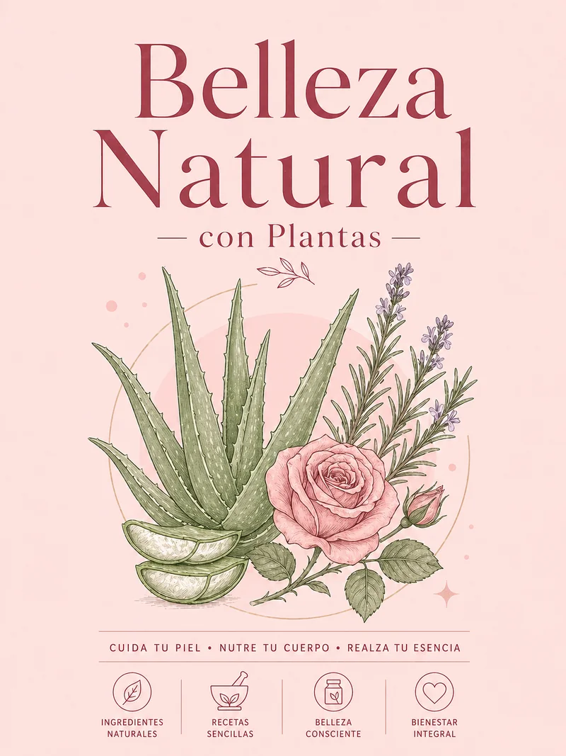 Belleza Natural con Plantas — Piel, Cabello y Manos