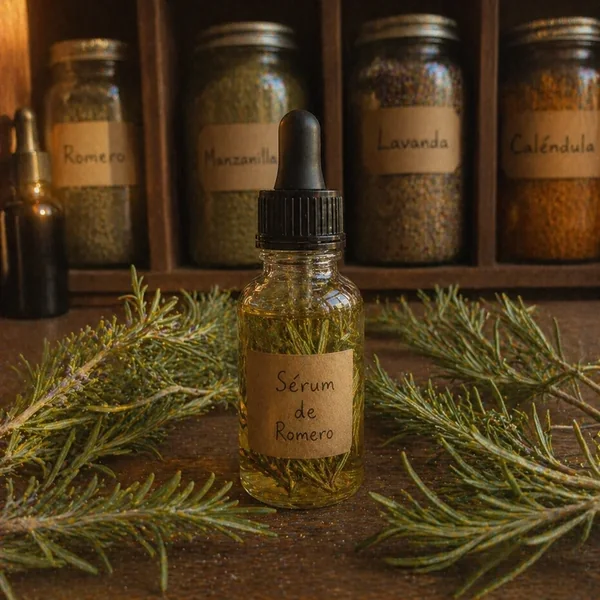 Sérum de romero para la caída del cabello